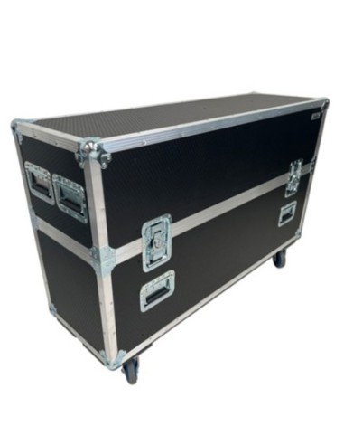 Flight Case pour double TV 100"